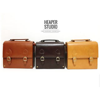 HEAPER BOX กระเป๋าหนัง PU ทรงกล่อง กระเป๋ากล้อง สะพายข้าง crossbody bag