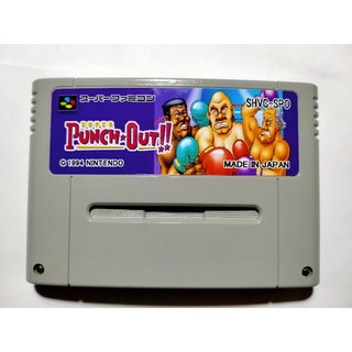 ตลับเกม ชกมวยหรือ PunchOut ตลับ Nintendo Super Famicom SFC