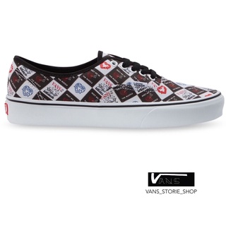 VANS AUTHENTIC LOVE LETTERS BLACK TRUE WHITE SNEAKERS สินค้ามีประกันแท้