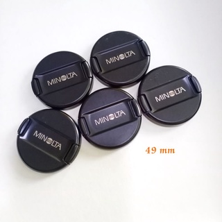 Minolta Lens Cap 49 mm ฝาปิดหน้าเลนส์ ขนาด 49 มม.