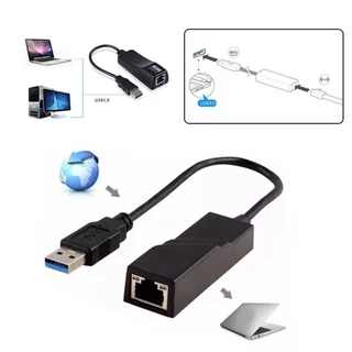 อะแดปเตอร์ Usb 3.0 To Rj45 กิกะบิต อีเธอร์เน็ต แลน สาย แปลง ใน ตัว ไดรเวอร์ For Pc