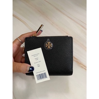 TORY BURCH EMERSON MINI WALLET 52902 สีดำ BLACK / 001 มีกรมค่ะ