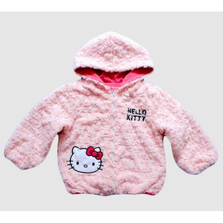 Sale!!! เสื้อกันหนาว Hello Kitty สีชมพู - size 100