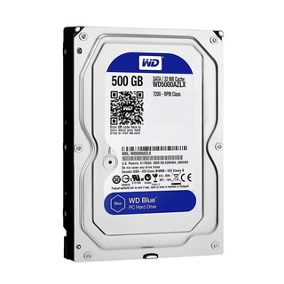 WD Harddisk 500 GB. SATA-III Western Blue (32MB,) PC