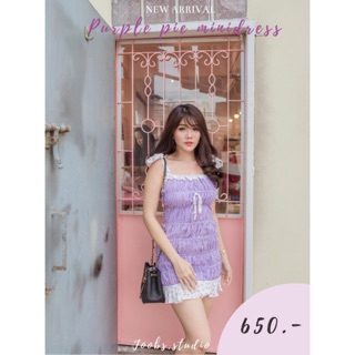 Purple pie minidress