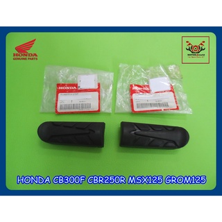 HONDA CB300F CBR250R MSX125 GROM125 "FRONT" FOOT REST PEG RUBBER SET "GENUINE PARTS" // ยางพักเท้าหน้า ของแท้ ฮอนด้าแท้