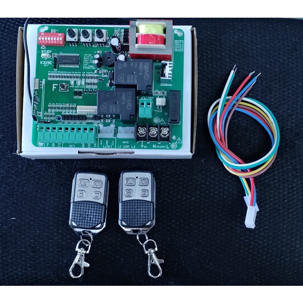 BSM DW329 ใช้แทนกันได้ เมนบอร์ด มอเตอร์ประตูรั้วหน้าบ้าน K329E มีระบบสะโลว์ เวลาเปิด และ ปิด ประตู น