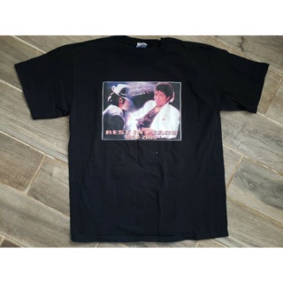 ขายดี เสื้อยืดลําลอง แขนสั้น พิมพ์ลาย King Of Pop RIP 2009 สไตล์วินเทจ BFjkjc26BMgoae00S-5XL