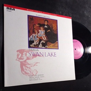 แผ่นเสียง 12 นิ้ว เพลงคลาสสิค Tchaikovsky SWAN LAKE Boston orchestra ทดลองฟังได้ครับ