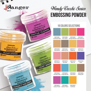 Embossing powder Ranger  ผงนูน ใช้กับเครื่องเป่าความร้อน