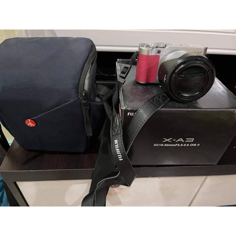กล้องถ่ายรูปฟูจิ Fuji X-A3 สีชมพู8900 มือสอง