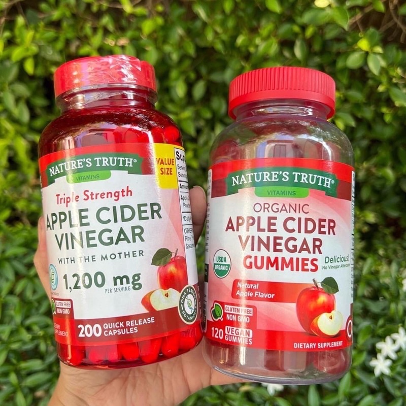 Natures Truth Organic Apple Cider Vinegar 500mg กัมมี่ แอปเปิ้ลไซเดอร์