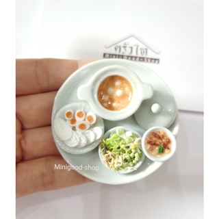 #​miniature food#thai food #ขนมจีนน้ำยาจิ๋ว #ขนมจีนน้ำพริก จิ๋ว งานปั้นจิ๋ว