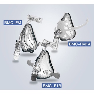 หน้ากาก เครื่องช่วยหายใจ CPAP Remat BMC FM FM1A F1B iVolve Full Face Mask แบบซิลิโคนครอบจมูก หน้ากากปิดจมูก ใหม่+แท้100%