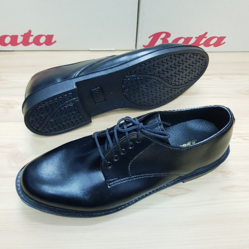 รองเท้าหนัง Bata ผูกเชือก สีดำ สีน้ำตาล (37-46)