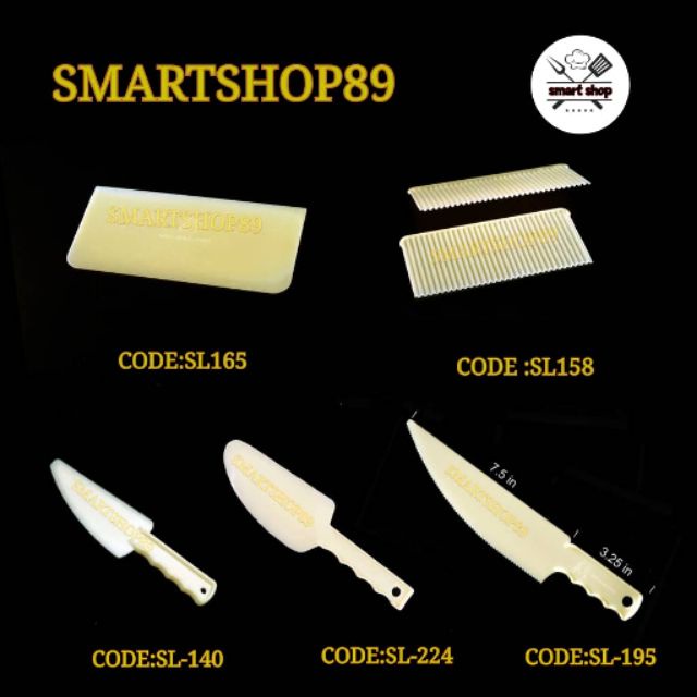 มีดเค้กพลาสติก/เครื่องตัดเยลลี่ มีด Agar-cutter doh Agar มีดโกน (SL-140/SL-195 / SL-158 / SL-165)