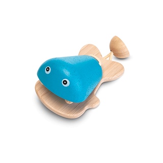 PlanToys 1642 Fish Castanet (Blue) ของเล่นกรับปลาน้อย (สีฟ้า) สำหรับเด็ก 1 ปีขึ้นไป