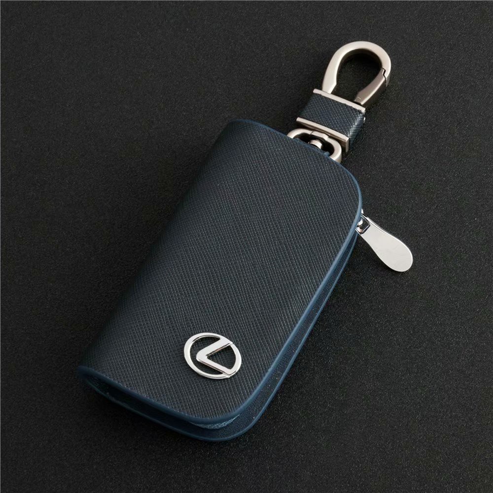 LEXUS EX200 UX260h es300hLS350LS500 Key Cover Case พวงกุญแจรถ Key Holder กระเป๋าหนังสมาร์ท Remote Key Fob Cross รูปแบบ Shell Pouch พวงกุญแจอะไหล่อุปกรณ์เสริม