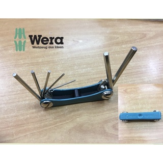 Wera ชุดกุญแจหกเหลี่ยม แบบพับได้ สไตล์เยอรมนี (1.5-6.0 มม.) T9-T40