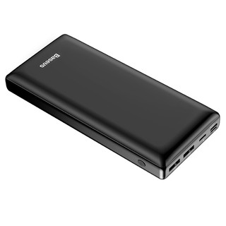 [ประกัน 1 ปี] Baseus แบตสำรอง 30000 mAh Power Bank 3 Port ชาร์จไว USB-C PD 3A