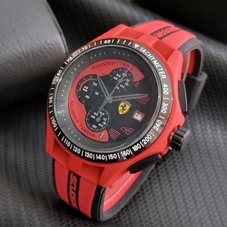 นาฬิกาข้อมือ Sporty FERRARI PIOTA CRONO JAMTANGANKEREN สําหรับผู้ชาย