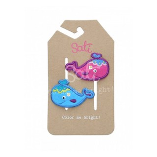 SATI -  กิ๊บติดผม   SM. HAPPY WHALE FCA032