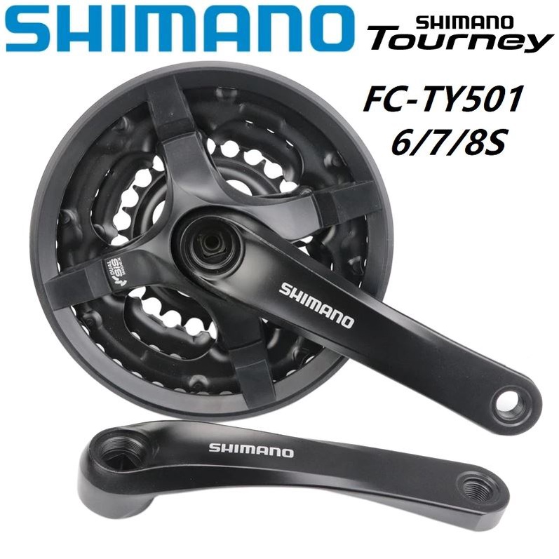 Shimano TY501 Triple Gear Crank 48 38 28 T 3 Speed จักรยาน Empire