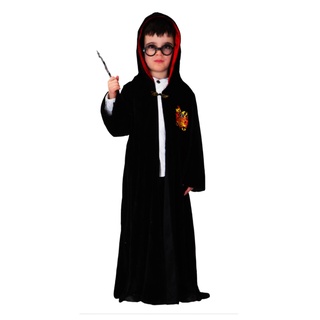 ชุด แฮรี่พอตเตอร์ พรอพแฮรี่ พ่อมด แฮรี่ พอตเตอร์ แว่นตา ไม้กายสิทธิ์ Harry Potter Cape / Magic Wand / Glasses Costume