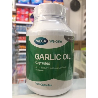 Mega Garlic Oil Capsules บรรจุ 100 แคปซูล