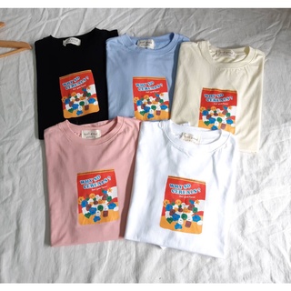 (ลด 20% ใส่โค้ด JULPD20) พร้อมส่ง  เสื้อยืด เสื้อโอเวอร์ไซส์ 🥣 พิมพ์ลาย why so cereals? 🥣 ใหม่