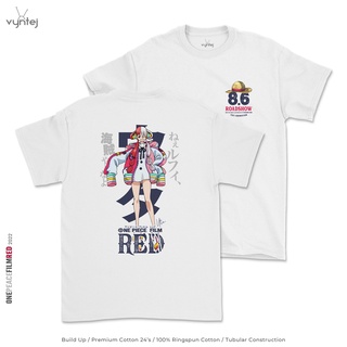 T-shirt  เสื้อยืด พิมพ์ลายอนิเมะ One PIECE RED FILM Uta สําหรับผู้ชาย | เสื้อเชิ้ตภาพยนตร์มังงะ - 017S-5XL