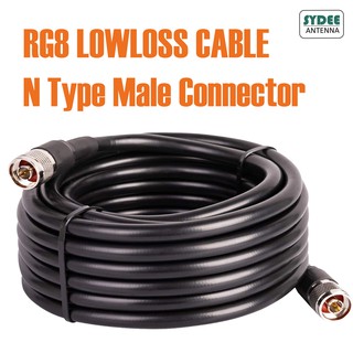 Cable RG8 Lowloss - พร้อมเข้าหัว N type