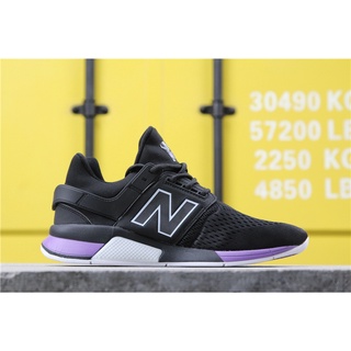 ☢﹍❡[ข้อเสนอพิเศษ] ของแท้ จัดส่งฟรี  New Balance MRL 247 รองเท้าลำลอง รองเท้าวิ่งคลาสสิก (สีดำ)