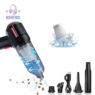 Compressed Air Duster Rechargeable Mini Vacuum Cleaner , 6000 PA, Dust Off for Computer, Keyboard ,Laptop, Car Cleaner