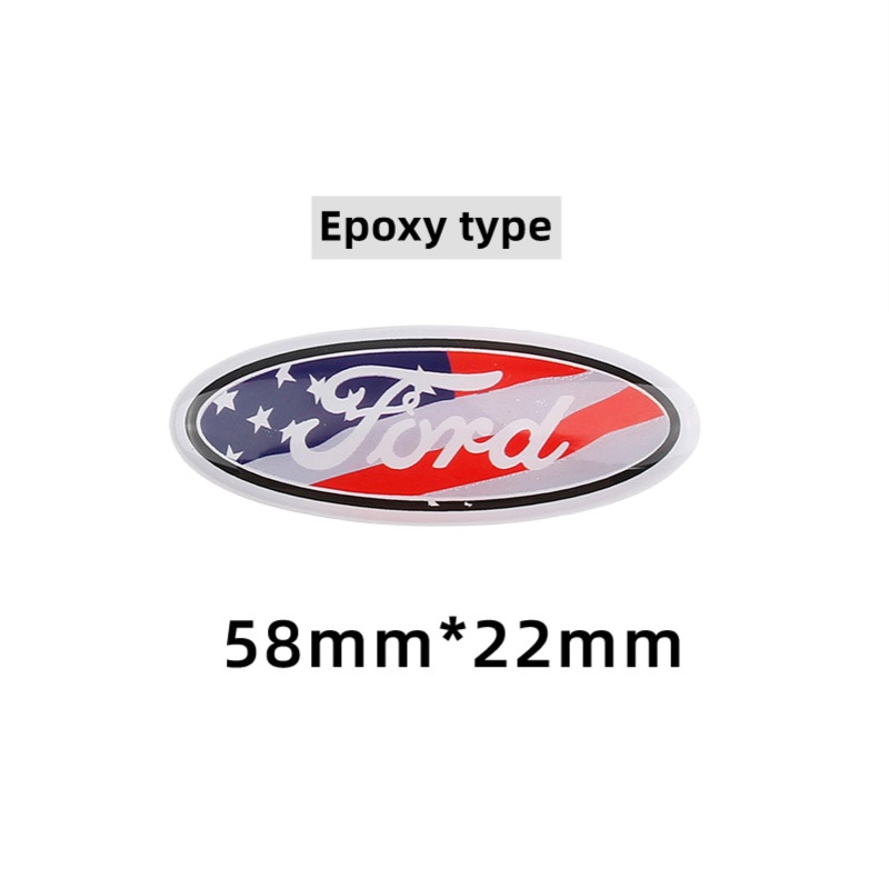สติกเกอร์โลโก้สัญลักษณ์ 58×22 มม. สําหรับตกแต่งพวงมาลัยรถยนต์ Ford Kuga Explorer Fiesta Shelby 1 ชิ้น ราคา ถูกที่สุด ดีลบีเคเค แกลเลอรีภาพที่ 6
