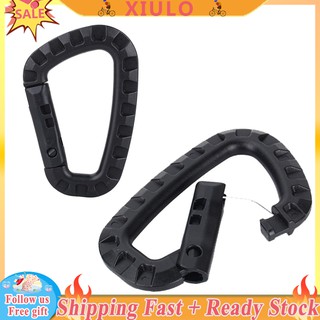 ❀Big Sale❀Outdoor Mini Buckle Mountaineering Shape Fast Hang Hook D Camping Climbing Carabiner