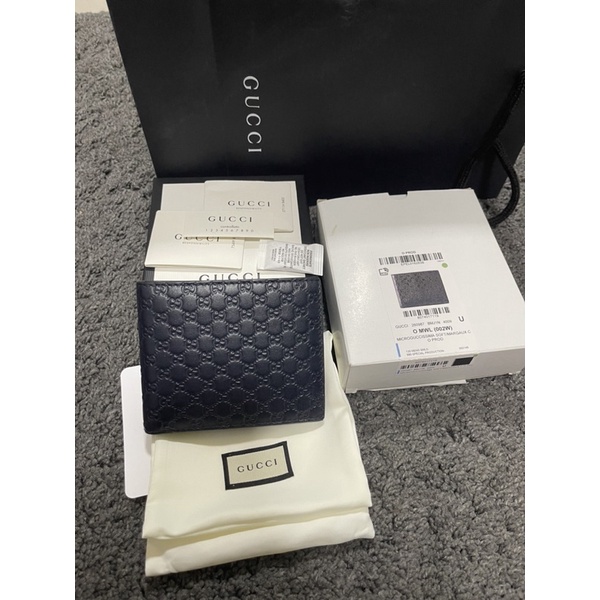 Gucci Men Wallet 6 Cards GG Learher ของแท้ 💯%  used like new