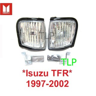 1คูู่ ไฟมุม คริสตัล Isuzu Holden Rodeo 1998 - 2002 ไฟ อีซูซุ ทีเอฟอาร์ TFR ดราก้อนอาย ไฟสัญญาณ ไฟมุมหน้ารถ ไฟเลี้ยว 2001