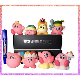 เคอร์บี้ kirby เซ็ต 8ตัว ความสูง 5-7cm.