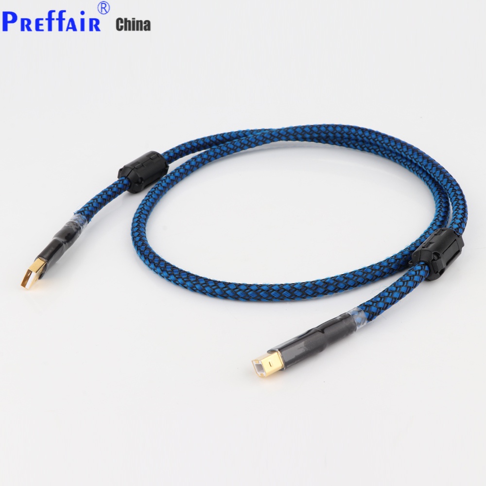 2FT/3FT/5FT HIFI USB Cable DAC A-B Alpha OCC Digital AB Audio A to B High End,