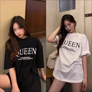 💍POOHPAND💍 เสื้อยืดโอเวอร์ไซส์ แขนสั้น มินิมอล เสื้อแฟชั่นสตรีท สไตล์เกาหลี Oversize สวมใส่สบาย