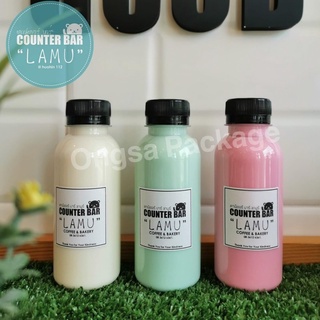 ขวดพลาสติก ขนาด 180 ml ขวด PET ทรงกลม ( 120 ใบ ) (พร้อมฝา เลือกสีฝาได้) สกรีนได้ ขวดบรรจุเครื่องดื่ม