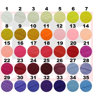 TBE ไหมพรม 4 Ply เส้นเล็ก 90 กรัม (ชุดที่ 5)