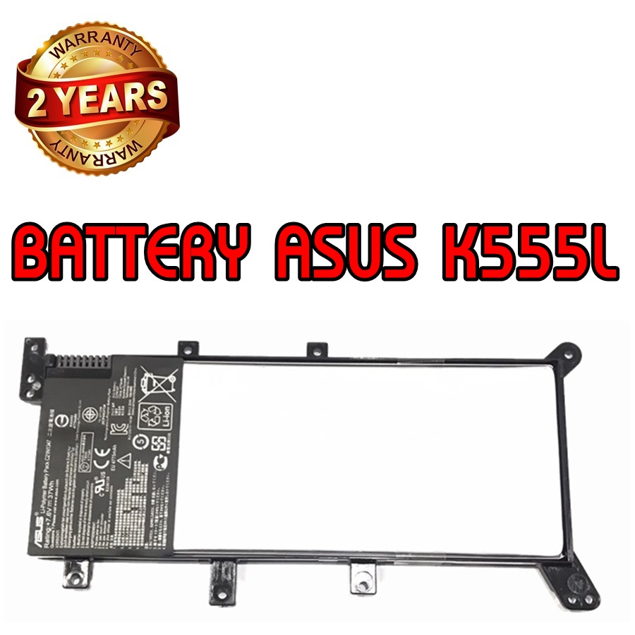 รับประกัน 2 ปี BATTERY ASUS C21N1347 แบตเตอรี่ เอซุส A555L X555 K555L แท้