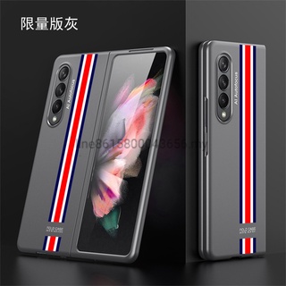 เคสมือถือ แบบหนัง ป้องกันกล้อง สําหรับ Samsung z fold3 galaxy z fold4 galaxy zfold3 galaxy z fold 3