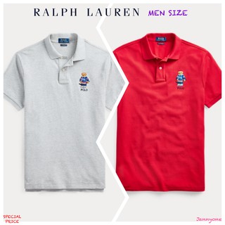 RALPH LAUREN CUSTOM SLIM FIT BEAR MESH POLO ( MEN SIZE )