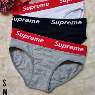 SupremeทรงBrief ผ้าcottonกางเกงในผู้หญิง  ราคาถูก ราคาส่ง