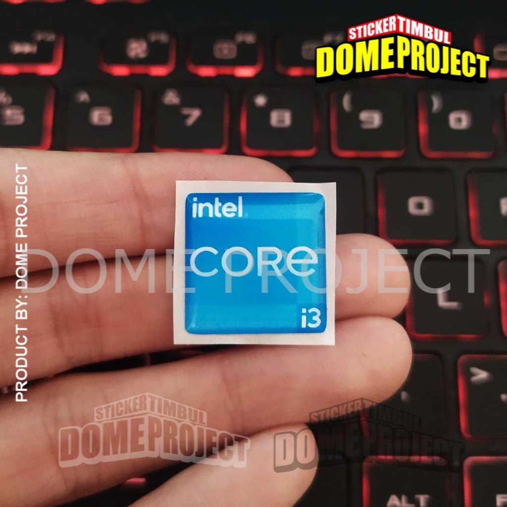 INTEL CORE i3 GEN 11 FLEXIBLE RAISED สติ๊กเกอร์ PC สติ๊กเกอร์ PROCESSOR สติ๊กเกอร์