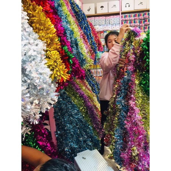 (ขายยกโหล12เส้น)  🇹🇭ส่งไว สายรุ้ง2เมตร