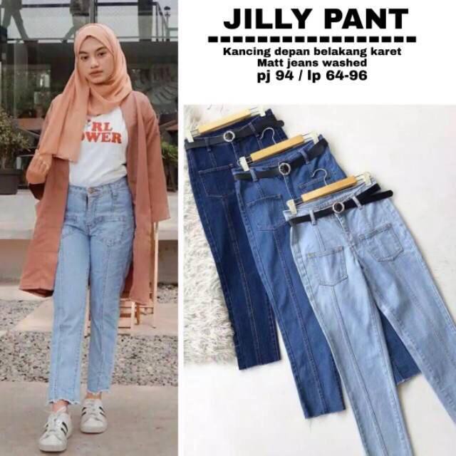 กางเกงยีนส์ JILLY || กางเกงเจสสิก้า || BAGGY BOYFRIEND RAWIS JEANS || BAGGY POCKET JEANS R